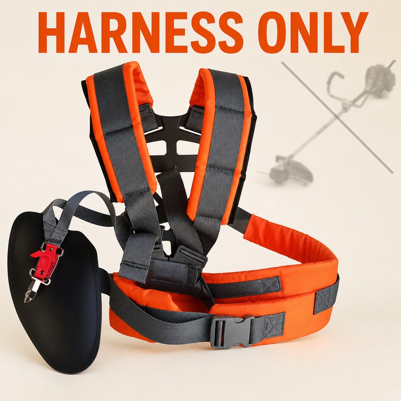Double Shoulder Harness Strap for Brush Cutter and Lawn Trimmer
