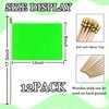 WEITBF 12Pcs 8×12 Inch Solid Green Flags Small Blank Sublimation