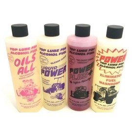 PowerPlus Lubricants Fuel Additive Alcohol Top Lube Scented 16oz Variety Pack