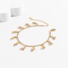 Clataly Star Tassel Ankle Gold Crystal Ankle Bracelets Beach Foot