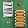Stainless Steel Sausage Mold, 6 Cavity Hot Dog Mould with