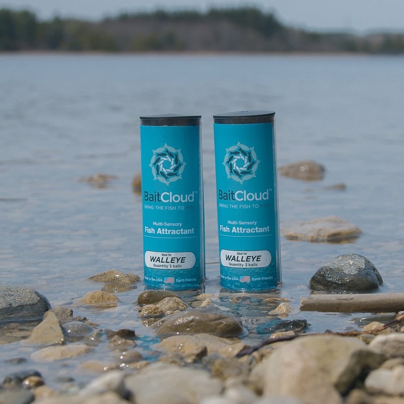 BaitCloud Walleye Fishing Attractant Twin Pack. 6 Balls in Total