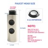 Kitchen Sink Faucet Sprayer Head, 2 Functions Sprayer Attachment for