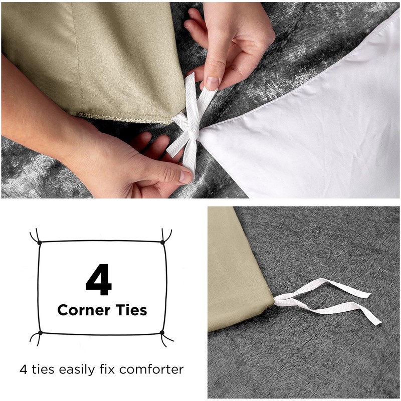 MOONLIGHT20015 Single Duvet Cover Beige Solid Soft Single Bedding Duvet