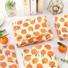 JarThenaAMCS 60 Pcs Orange Tissue Paper Little Cutie Wrapping Paper