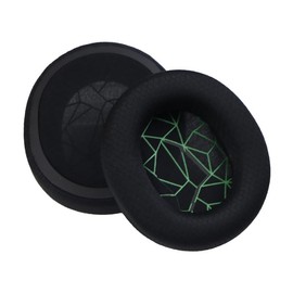 Replacement Ear Pads Cushions Compatible with SteelSeries Arctis 3 Arctis 5 Arctis 7 Arctis 9 Arctis 9X Arctis PRO Gaming Headphones Earpads (Green print)