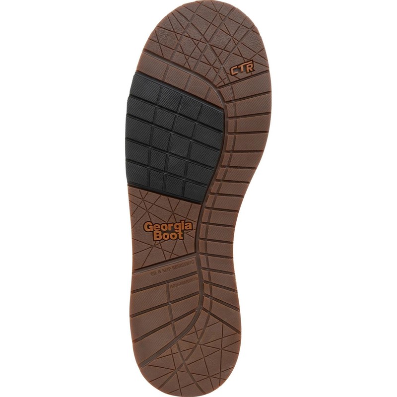 Georgia Boot Men's AMP LT Wedge Industrial Boot, Brown, 11