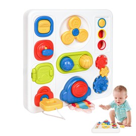Aolso Montessori Busy Board for Toddlers, Busy Board Baby Travel Toys for 2 3 4 Year Old Boys Girls, Pop up Toy, Early Development & Activity Toys Educational Toys Fine Motor Skills Toys for Babies