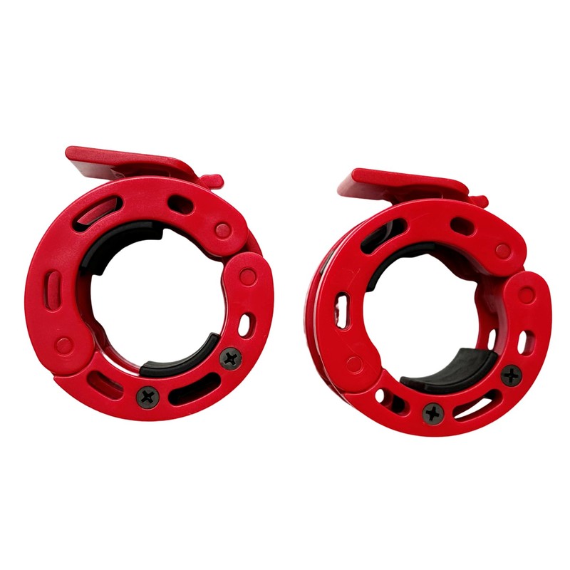 Clamps for 2 Inch Olympic Barbell, Locking Weight Clips, Locking