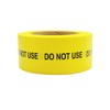 ChromaLabel 2 Inch Do Not Use Continuously Imprinted, Clean Remove