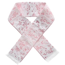 ECO de 094991-0005-01 Long Towel, Cool, Cool Touch, 0005 (Pink), Women's, Approx. 3.1 x 35.4 inches (8 x 90 cm)
