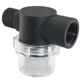 ZZLZX Water Pump Filter 50 Mesh Stainless Steel Filter Screen Twist-type Used for Filtering Sand Scale and Impurities in Water Pump RV Toilet for Sprayers Pressure Washers Floor Scrubbers