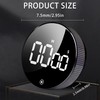 Digital Kitchen Timers, Visual timers Large LED Display Rotary knob