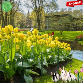 4 Pack Snake Plant Support Stakes, Peony Cages and Supports, Heavy-Duty Hoseplant Support, Hydrangea Support Cage, Aloe Plant Support Ring, Plant Support Stake for Indoor and Outdoor Potted Plants