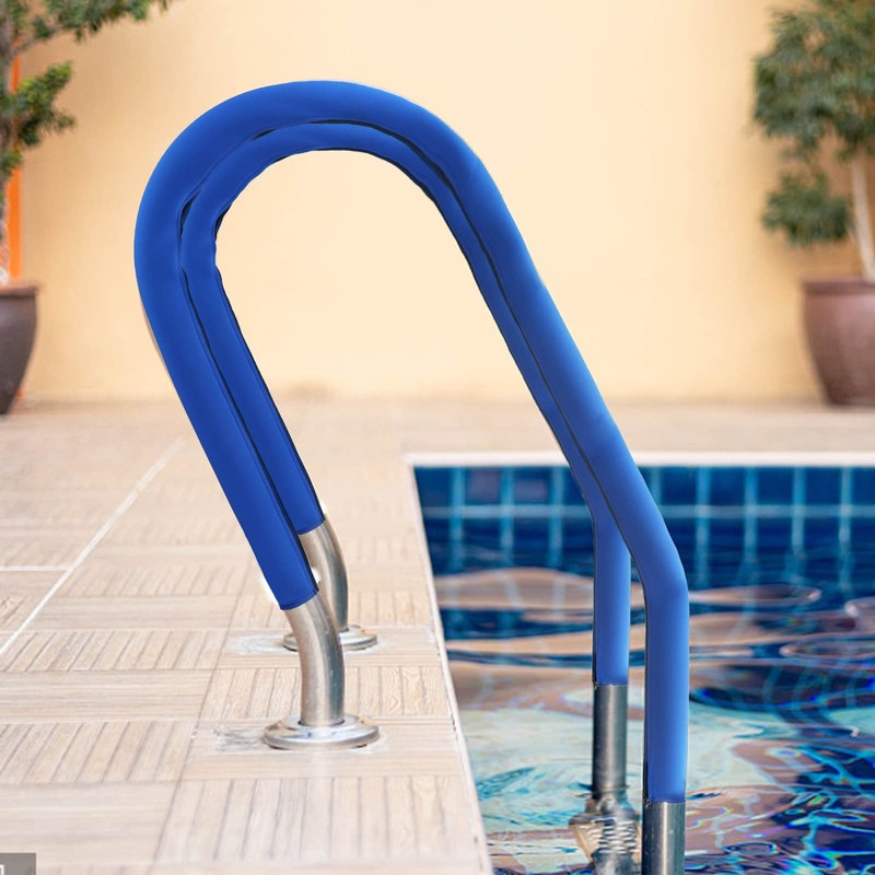 Frantie Swimming Pool Handrail Cover, 8 Feet Zipper Slip Resistant