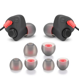 Zeadio Custom-Made Earplugs, Comfortable Soundproofing Filters for Hearing Protection for Shooting, Concerts, Work and Travel (EX11)