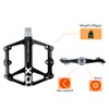 FrontStep General Aluminium Non-Slip Pedals Lightweight Bicycle Pedals with Cr-Mo
