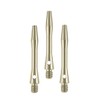 Aluminium Shafts, Metal Stems, Anodised, Short, Silver, (1 Set)