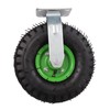 Pneumatic Swivel Caster w/Bolt on, 10inch Heavy Duty Air Tire