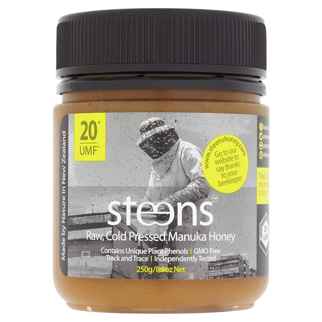 Steens Manuka Honey UMF 20 (MGO 829) 8.8 Ounce jar | Pure Raw Unpasteurized Honey From New Zealand NZ | Traceability Code on Each Label