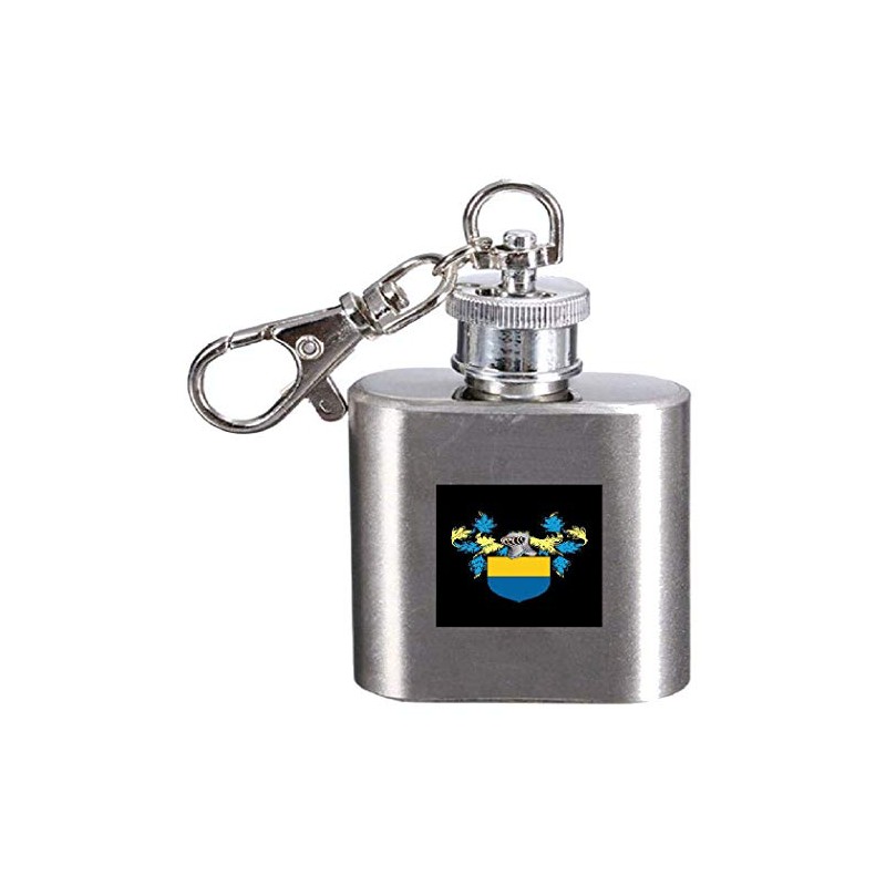 Gregg Family Crest Flachmann mit Namenswappen, 28 ml