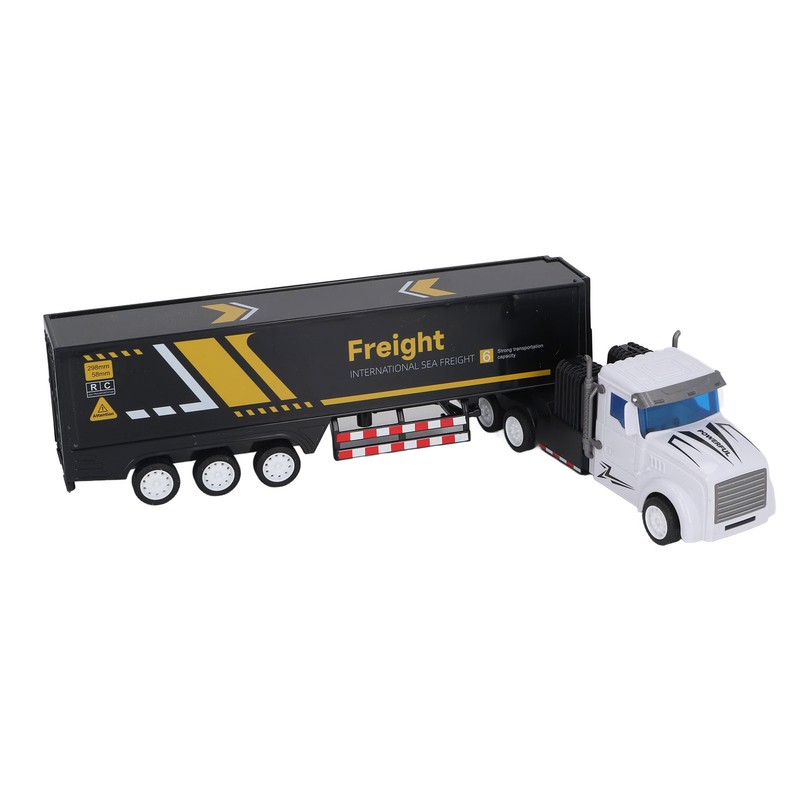Container Truck Toy High Simulation Extended Carriage Container Trailer Model