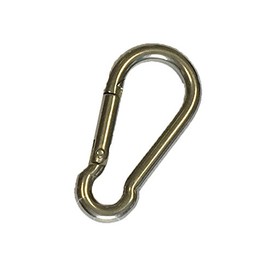 Fire Brigade Carabiner Stainless Steel Rust-Proof Carabiner Hook Pack of 10 (5 x 50