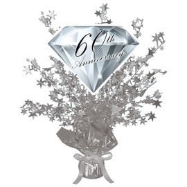 60TH Diamond Anniversary Centerpiece (Each)