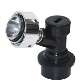 Corny Keg Disconnect Faucet Adapter - LUCKEG Brand Ball Lock Liquid Disconnect with Beer Keg Faucet Adapter 2 pcs for Home Brewing