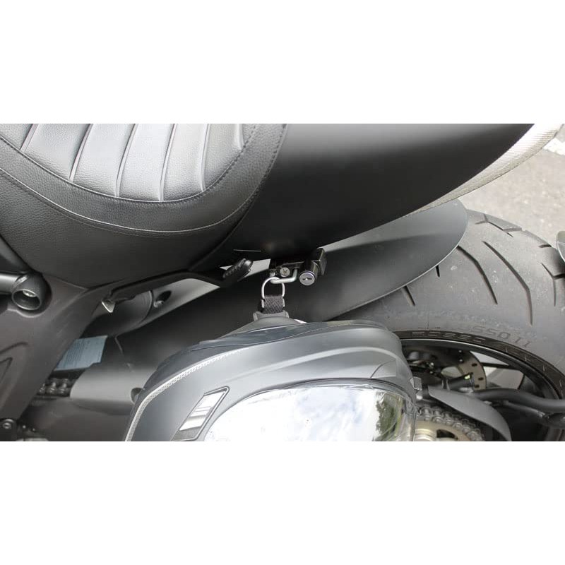 Kijima HDC-05003 Motorcycle Parts Helmet Lock Diavel Black