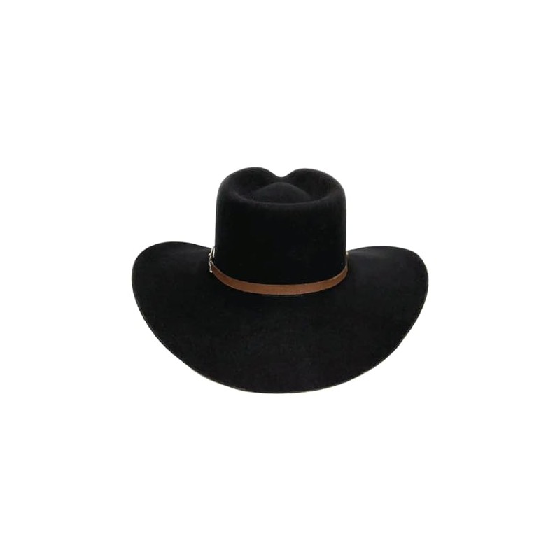 Stetson Black Drifter 4X Felt Hat SBDFTR-1634-07, Black, 7 5/8