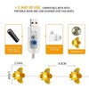 WSgift Honeybee Decorative String Lights, 18.7 Ft 40 LED USB