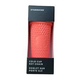 Starbucks Studded Tumbler Ornament Key Chain Dragonfruit 2022 Limited Edition