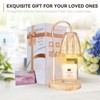 TOACSUCP Candle Warmer Lamp with 3 Bulbs, Adjustable Height Dimmable