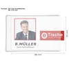 Karteo Card Holder Transparent Open [Pack of 1] ID Card