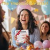 Funwares 500-piece ImPuzzable Clear Puzzle – Insanely Hard Brain Teaser