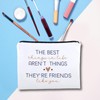Friendship Makeup Bag Gifts for Women Friends Birthday Gifts for