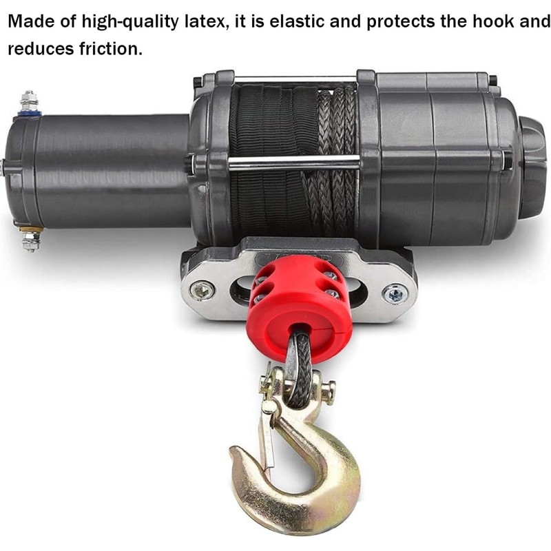 XINLIYA Car Rubber Winch Stopper for ATV UTV Truck, Cable
