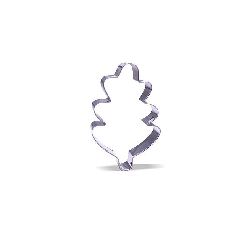 10.6 cm Oak Leaf Cookie Cutter - Stainless Steel