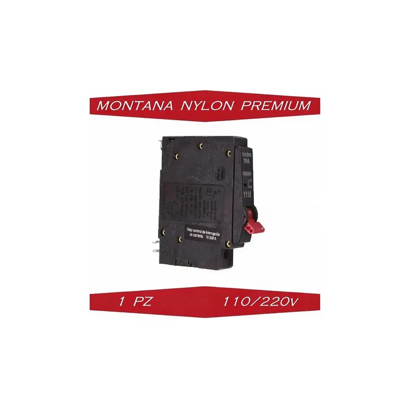 Pastilla Interruptor Termomagnético Montana Premium (1pz)