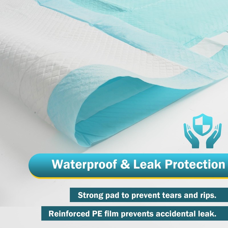 Bed Pads with Adhesive Strip 30"x36" Thicken Elderly Adults Incontinence