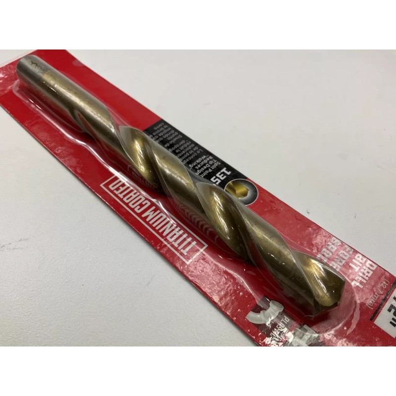Powerbuilt 642670 1/2" Titanium Coated Drill Bit