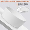 Kitwinney Dog Bowls, Non Slip Ceramic Puppy Bowl with Silicone