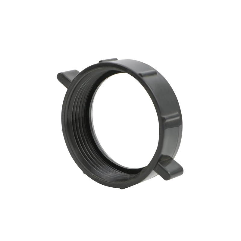 Highcraft Plastic Slip Joint Nut with Washer 1-1/4" Black Slip