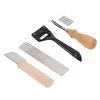 Metal Leather Skiver Set Easy Cutting Incisive Curved Handle Safety