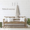 Rustic Cast Iron Coat Hooks (3 Pack) Antique White, Wall