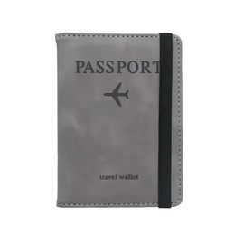 INDOTEAM Passport Holder Travel Wallet – UK Passport Cover Travel Document Holder – Passport Wallet Travel Card Holder – Travel Wallet Organiser British Passport Cover Passport Covers Pouch (Grey)