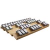 Angimio Bamboo Spice Rack Drawer Organizer - 8-Piece Set -