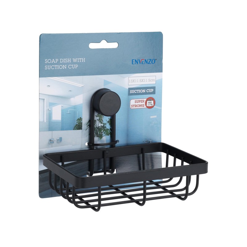 Envenzo Soap Dish Holder Wall Mounted Waterproof and Rustproof for
