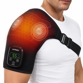 Graphene Shoulder Heating Pad with Vibration Massage Deeper Relief